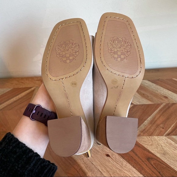 Vince Camuto Nahara Sandals Tan Suede Lace Up - Picture 6 of 7